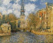 Claude Monet The Zuiderkerk in Amsterdam oil on canvas